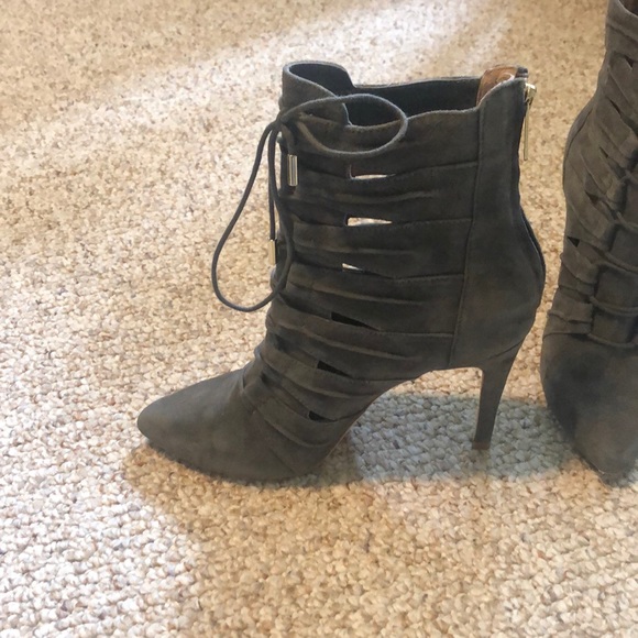 Joie grey suede booties - Picture 2 of 3